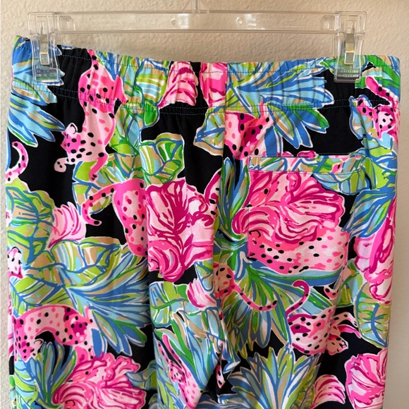 NWOT LILLY PULITZER Emora Knit Pant Onyx "JAGUAR JUNGLE" sz SM - Picture 6 of 6